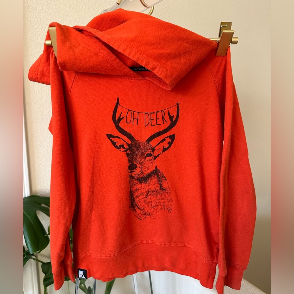 Kids Mini & Maximus “Oh Deer” Hoodie Sweater